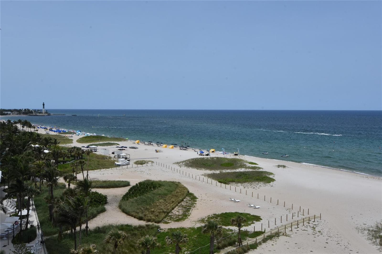 Beach and Lighthouse View