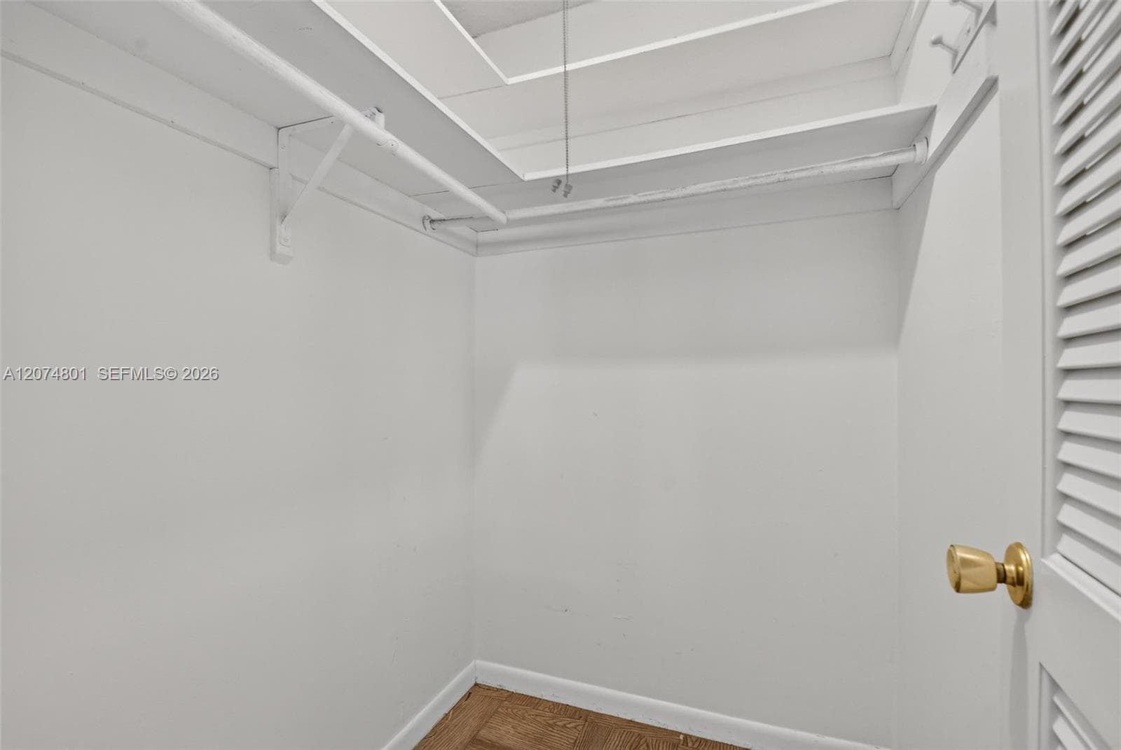 1 of 2 walk-in closets