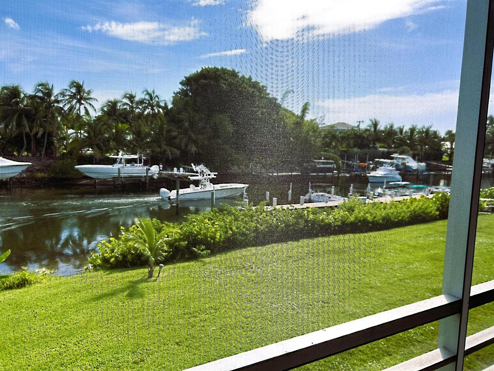 Screened Balcony View