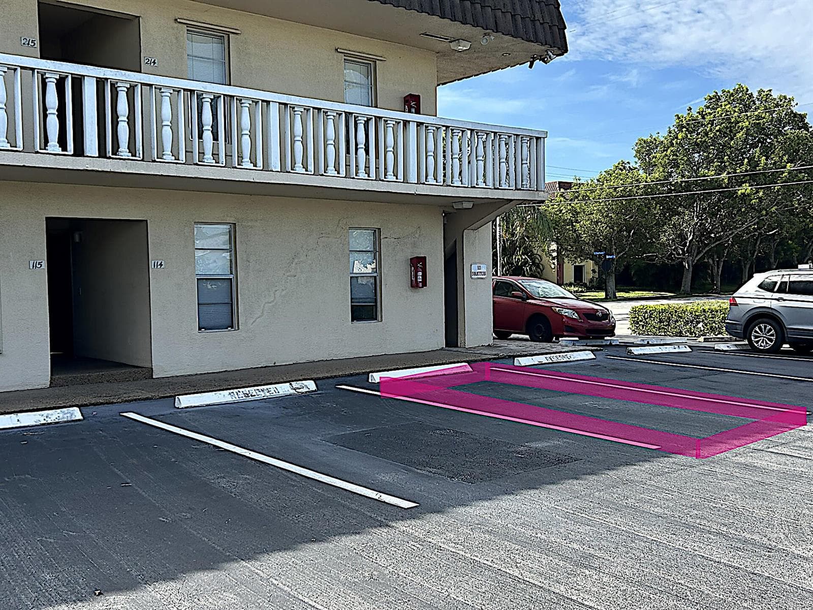 Designated Parking Spot