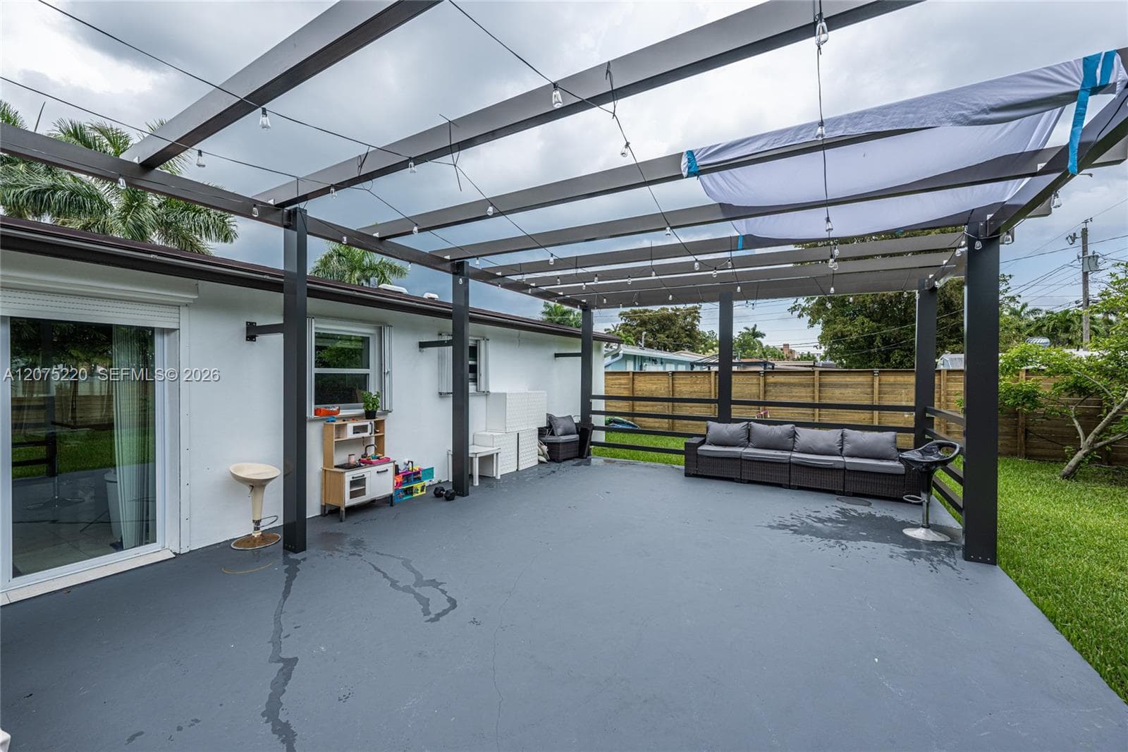 Covered Back Yard Patio