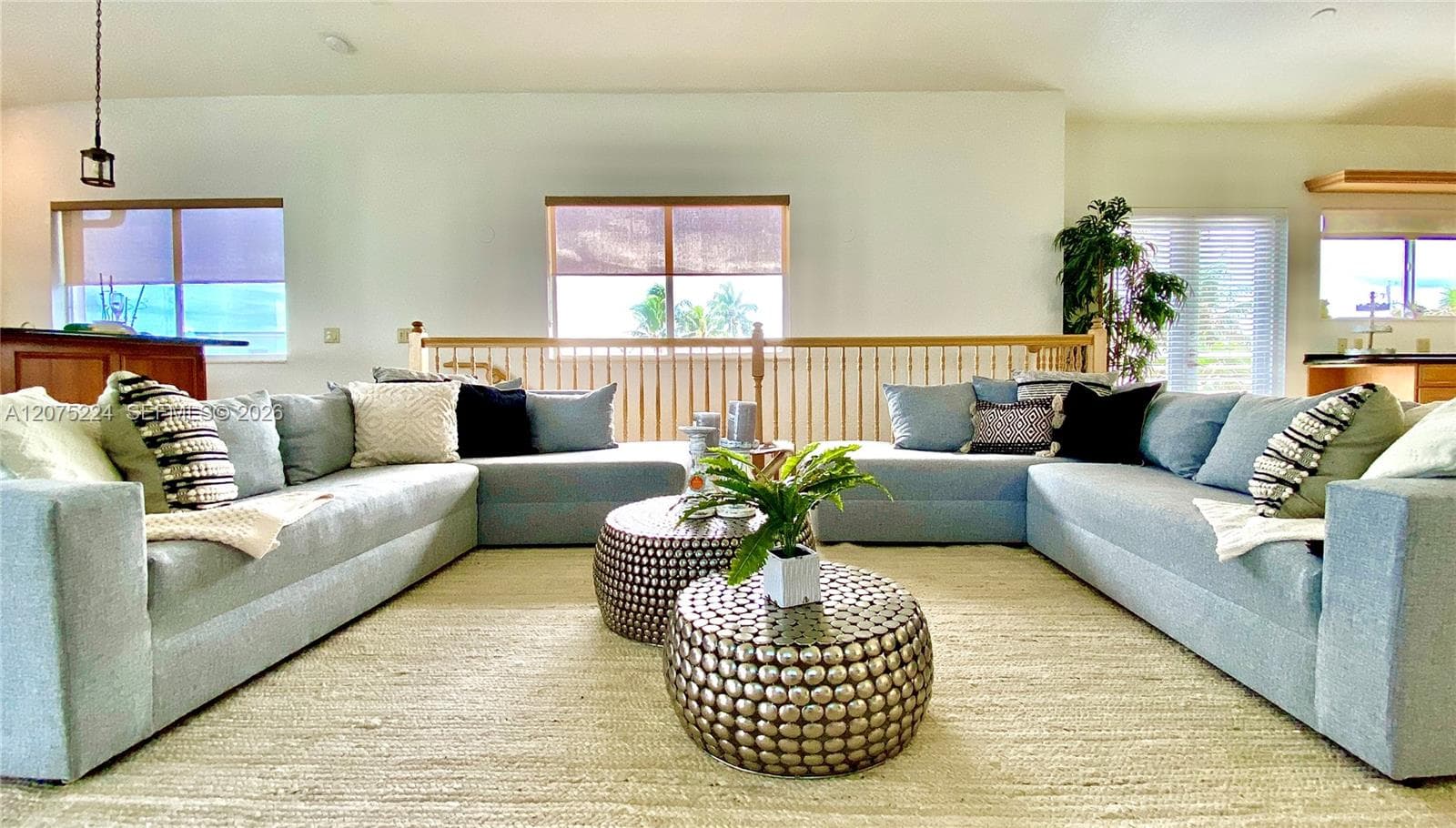 Living Room/w Comfortable Custom Made Couch