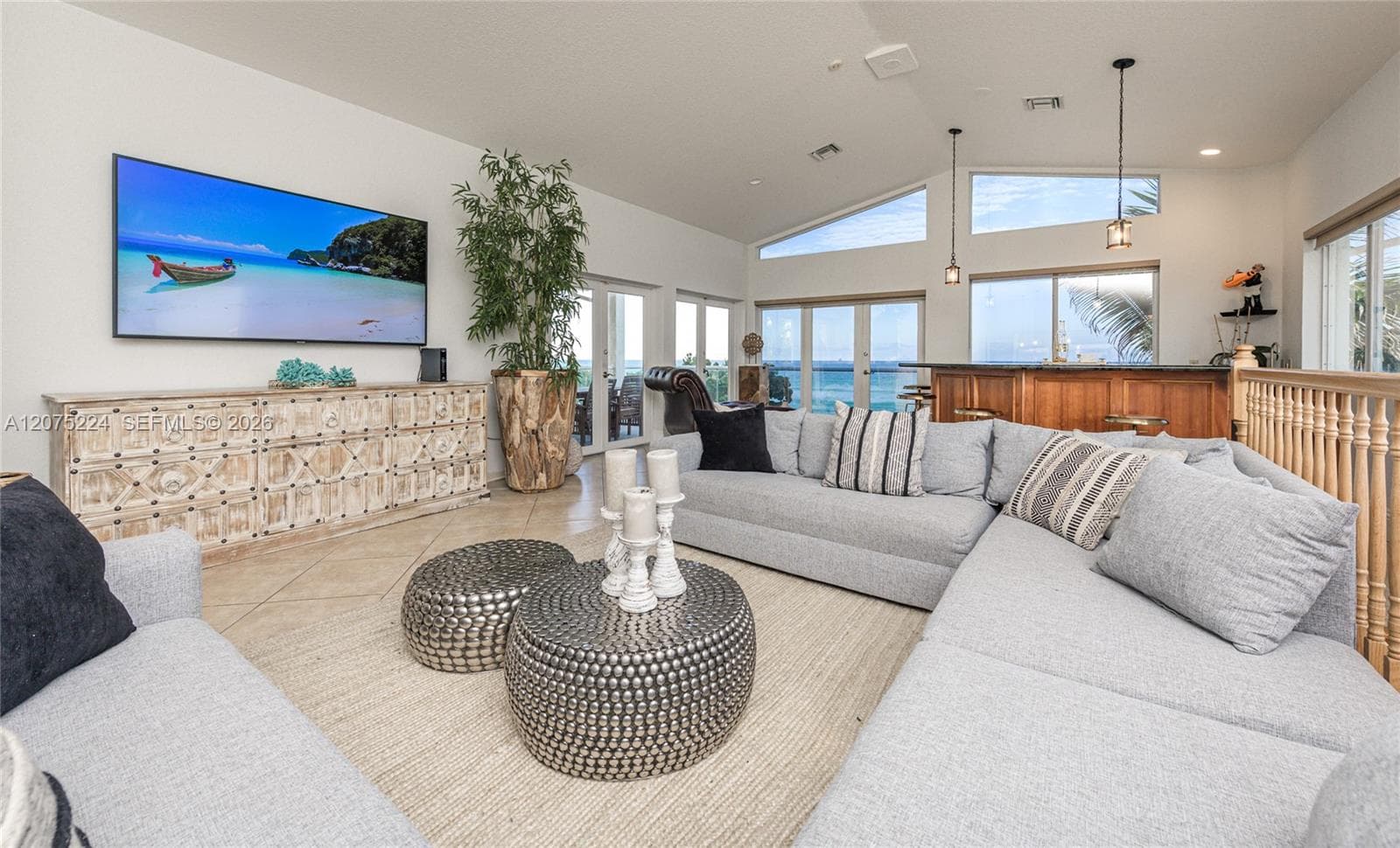 Open Layout with the Ocean View from Every Window.