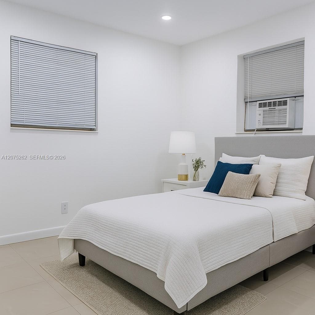 The unit is UNFURNISHED- This photo is VIRTUAL STAGED FOR VISUALIZATION