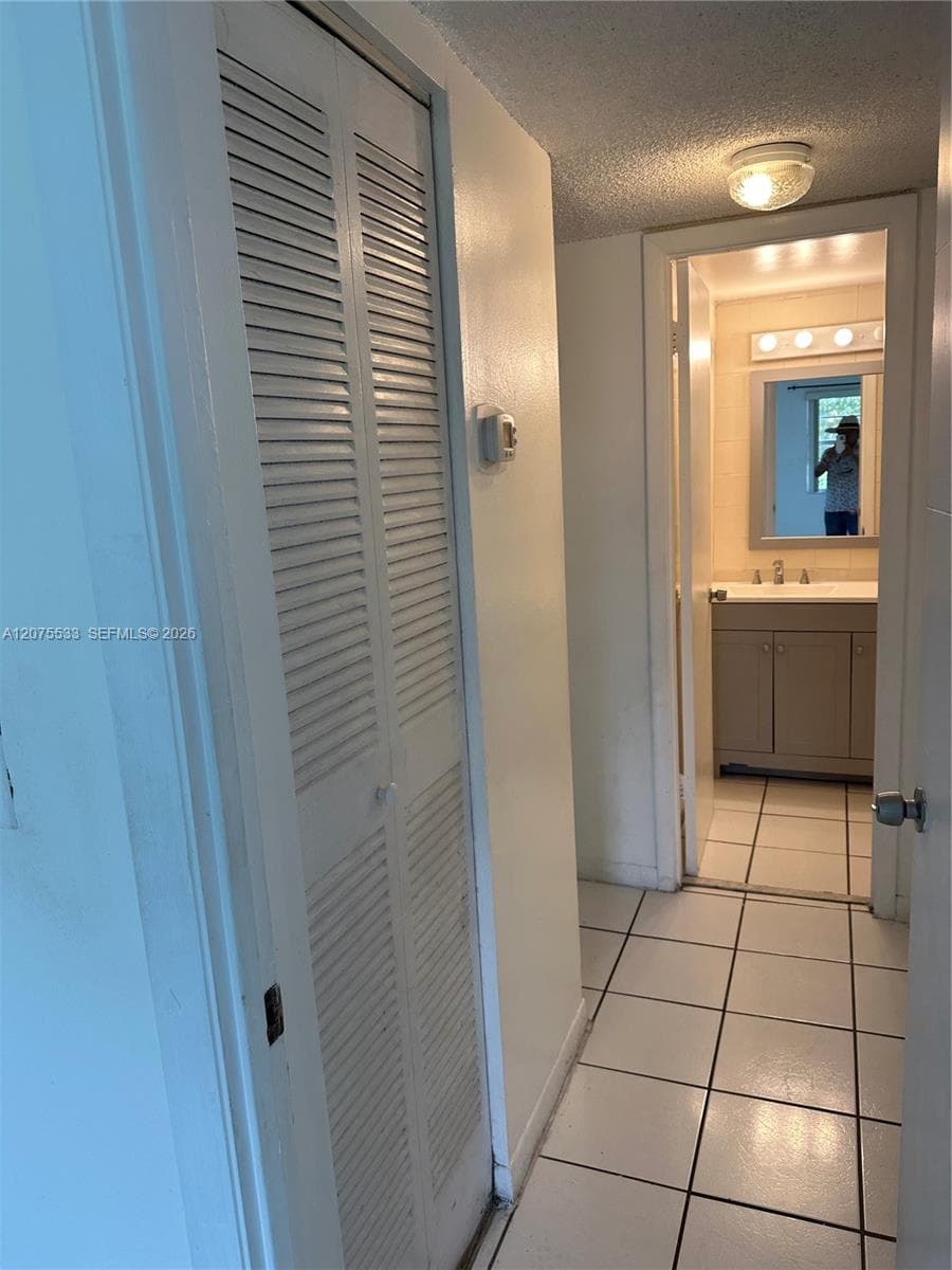 hallway to bath