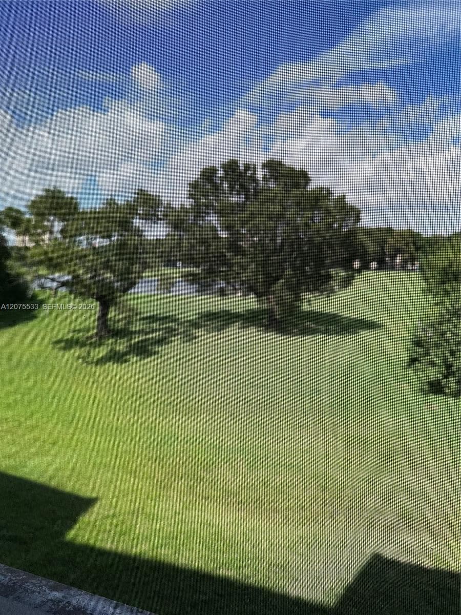view from balcony
