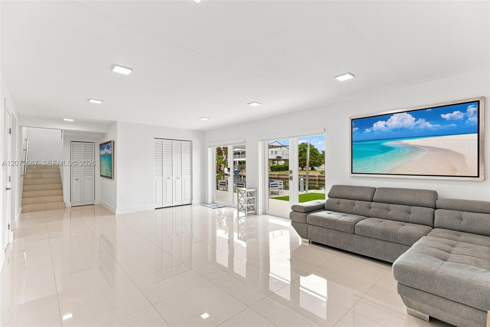 Downstairs Florida Room.