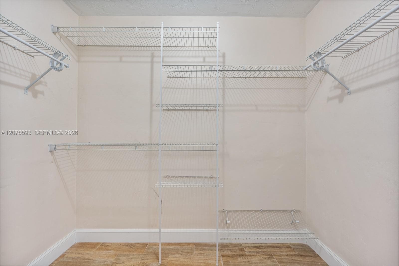 Primary closet