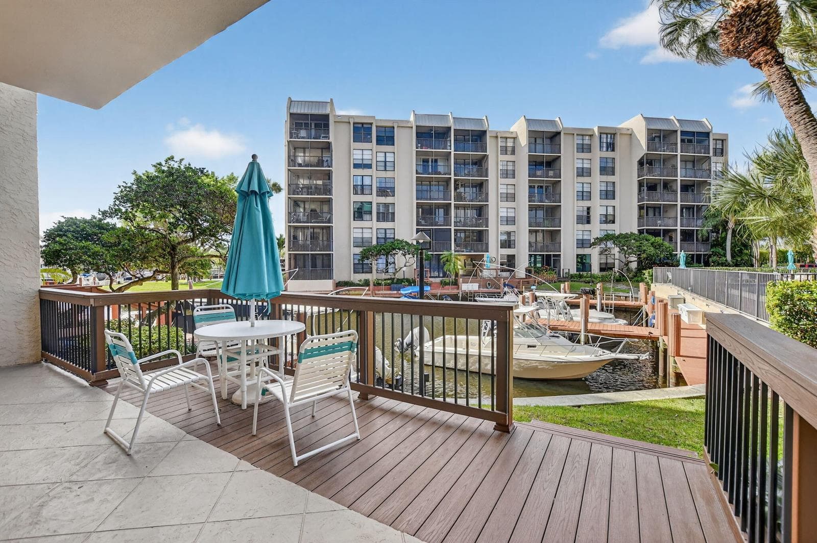 Waterfront deck