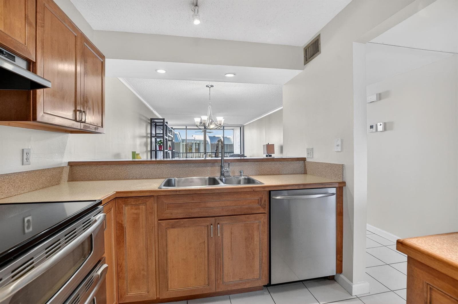 Open kitchen concept