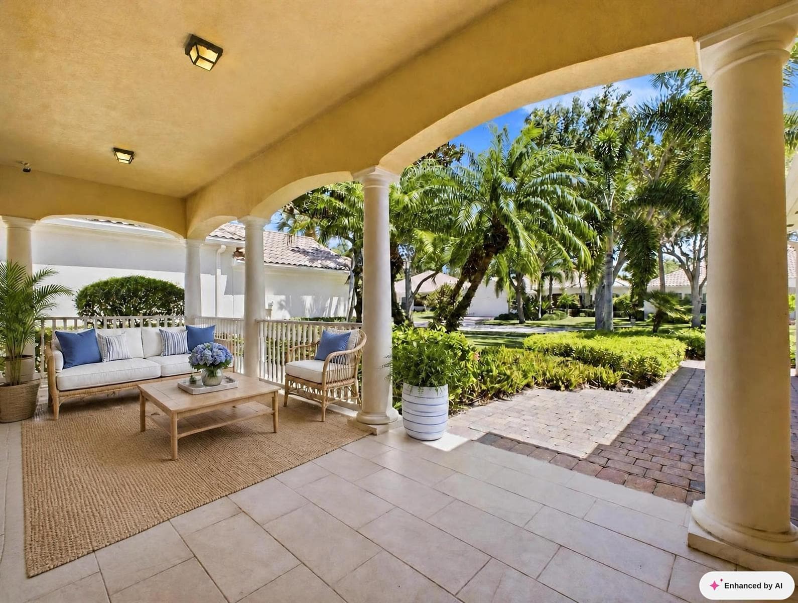 Entry Porch Staged