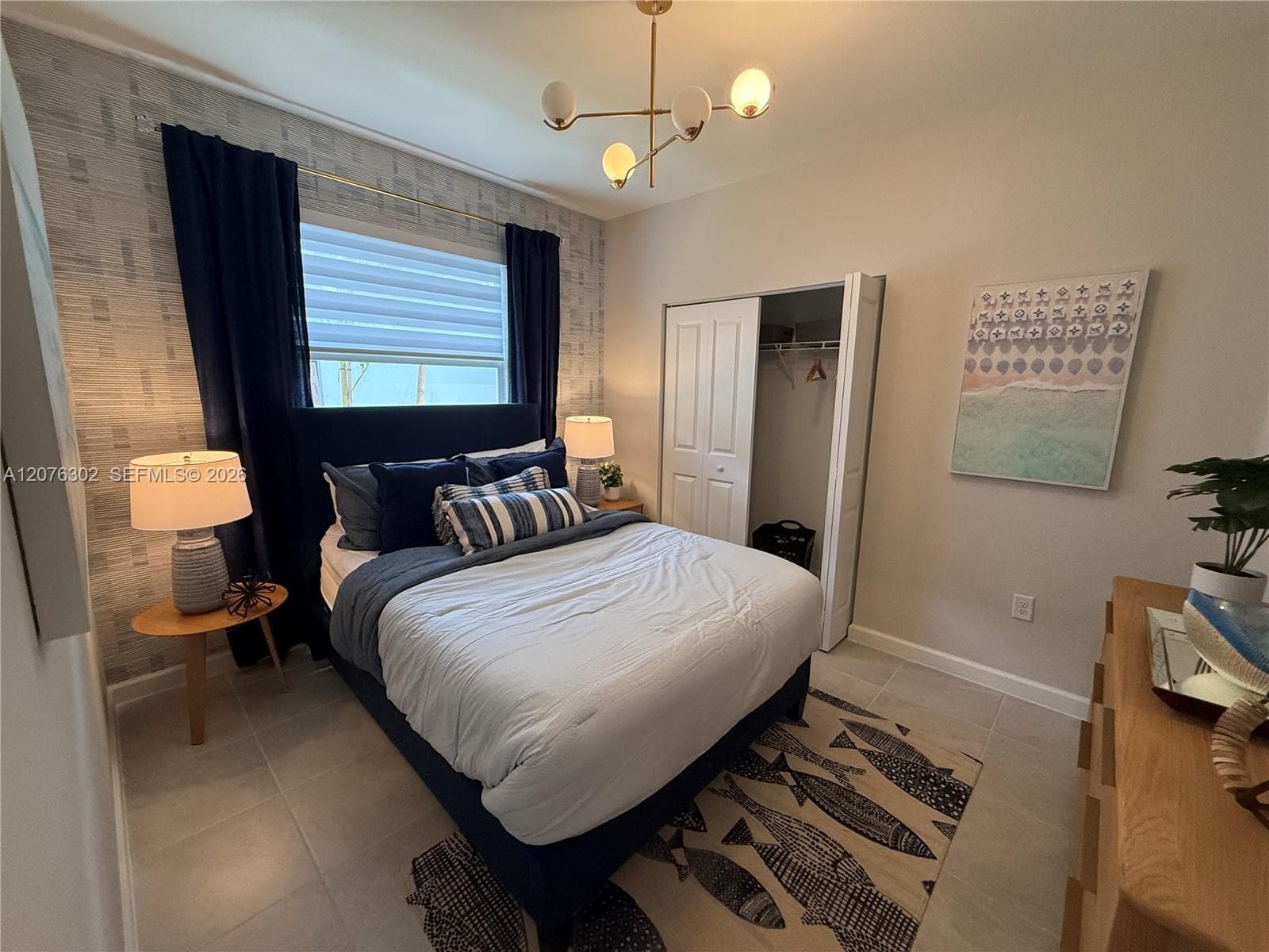 Staged 2nd Bedroom