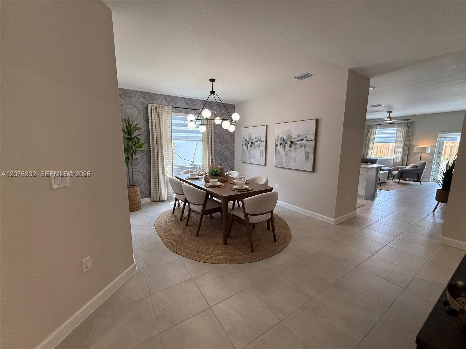 Staged Dining Room