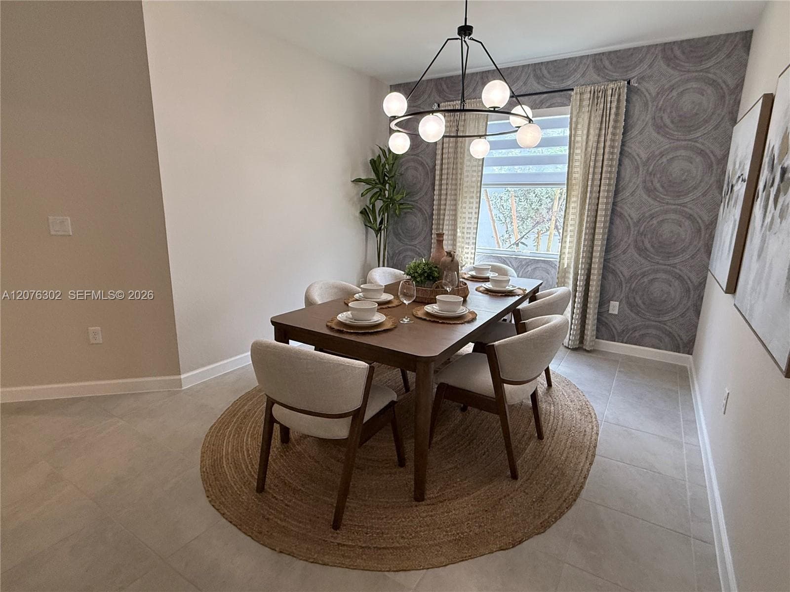 Staged Dining Room