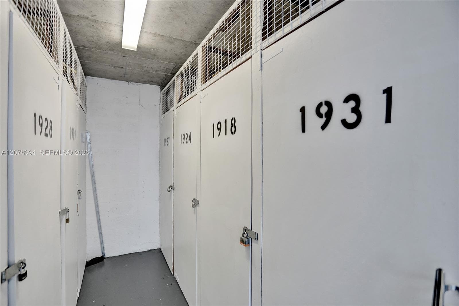 Storage room - on same floor as unit.