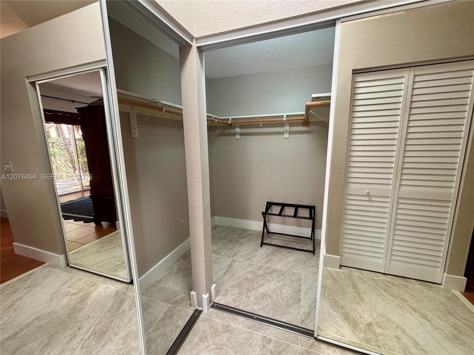 Primary walk-in closet