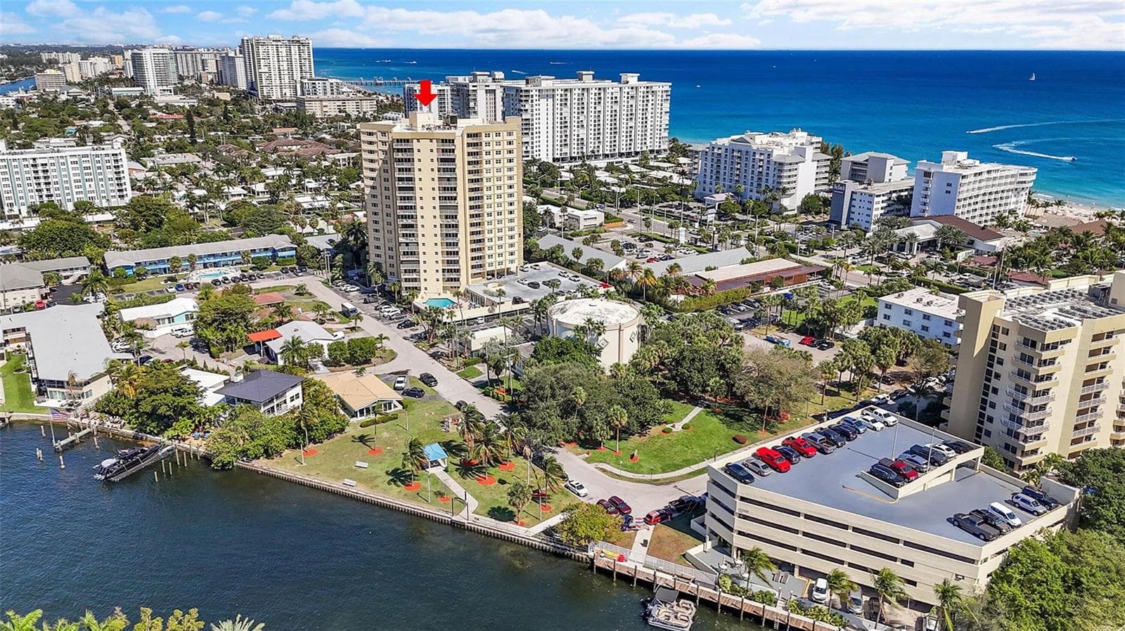 between ocean & intercostal