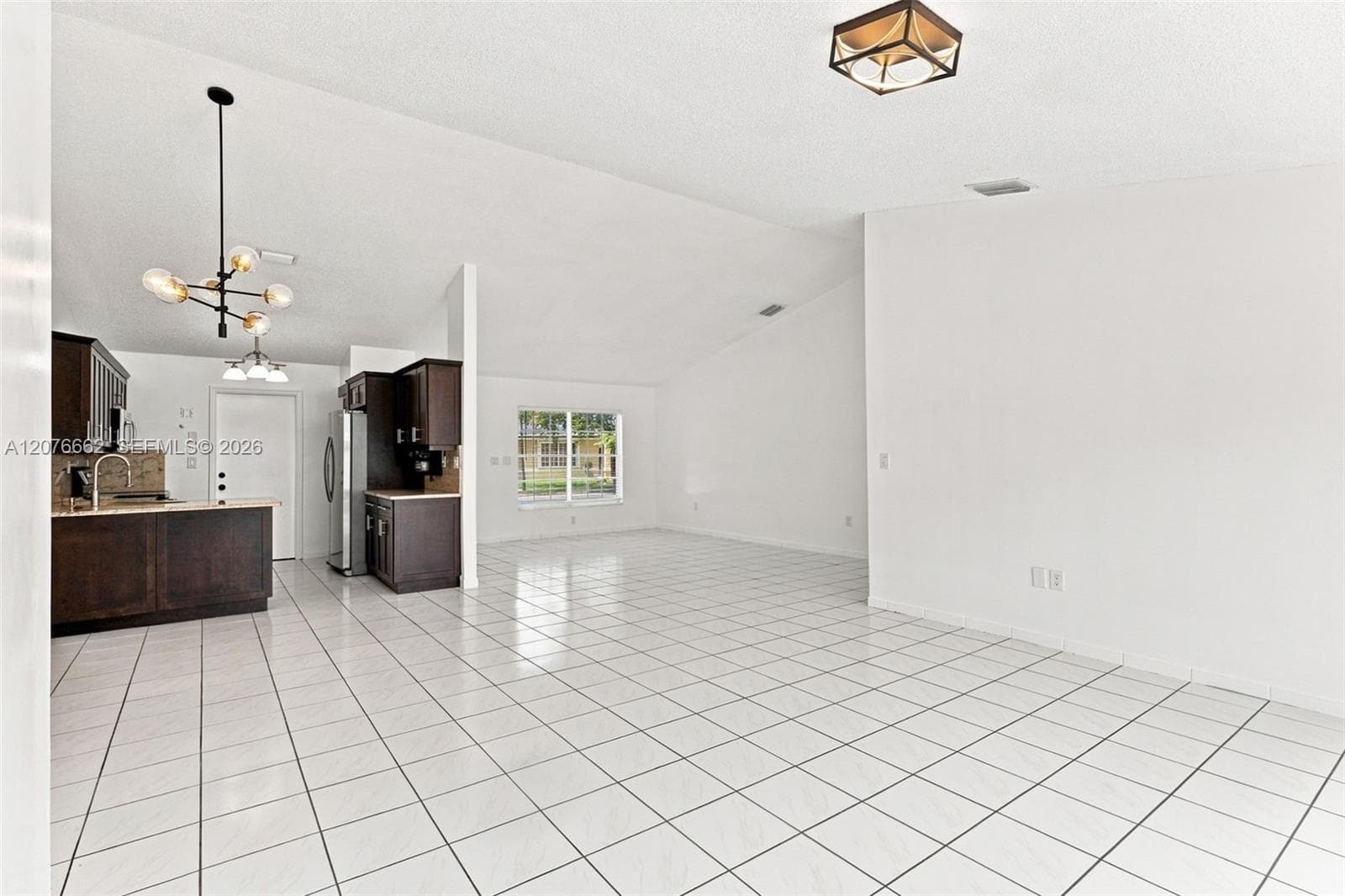 Kitchen, Family & Formal Living