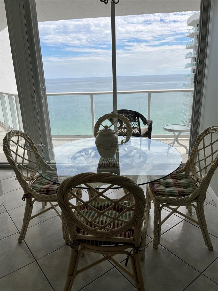 Kitchen Dining with Ocean View