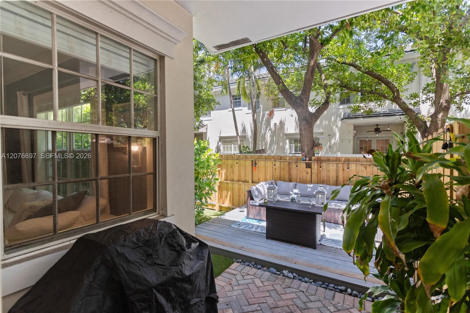 Patio Grill Area right outside the main living and dining area.  Nice transition from inside to out.