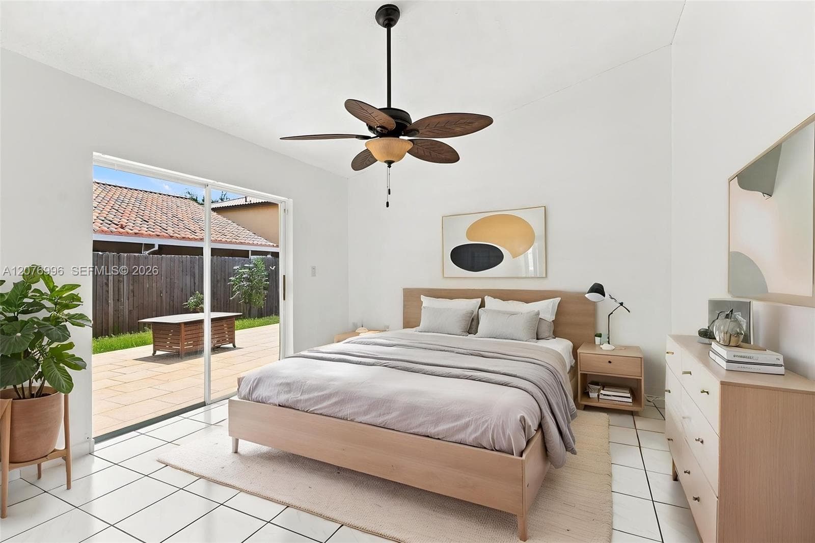 virtually staged 2nd bedroom