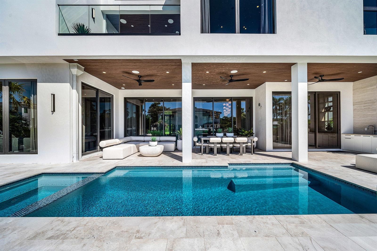 Covered Outdoor Seating Area