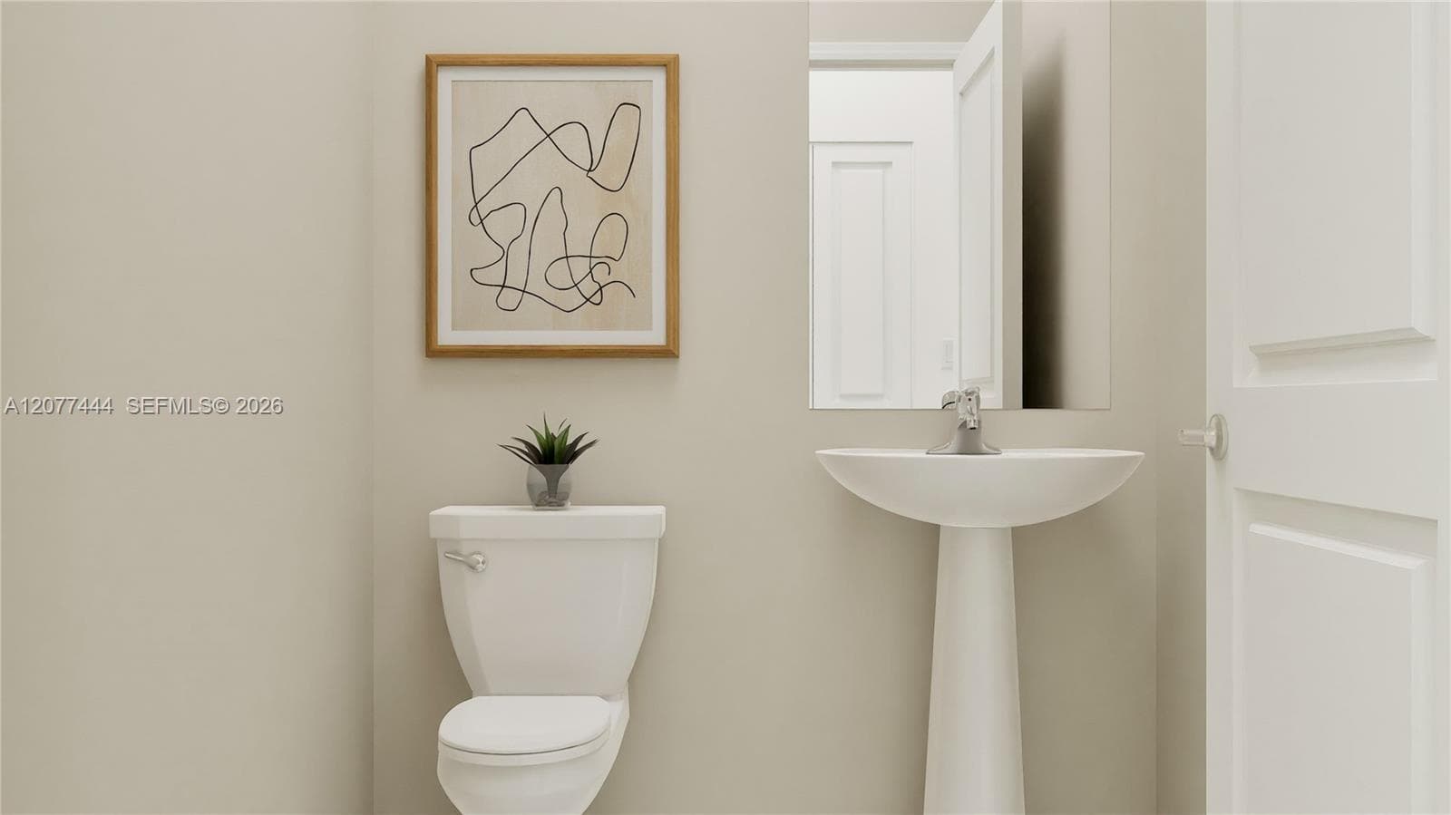 Powder Room. Features may vary and are subject to change. Photos are for illustrative purposes only.