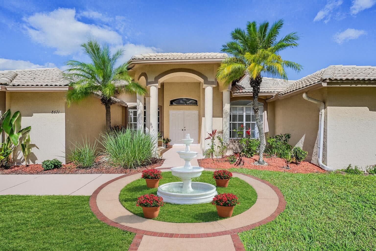 Charming Mediterranean Home with Fountai