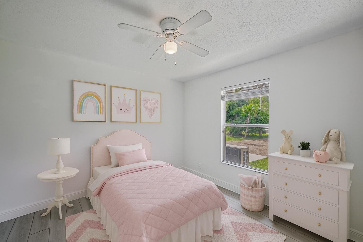 Pastel Children's Bedroom Interior