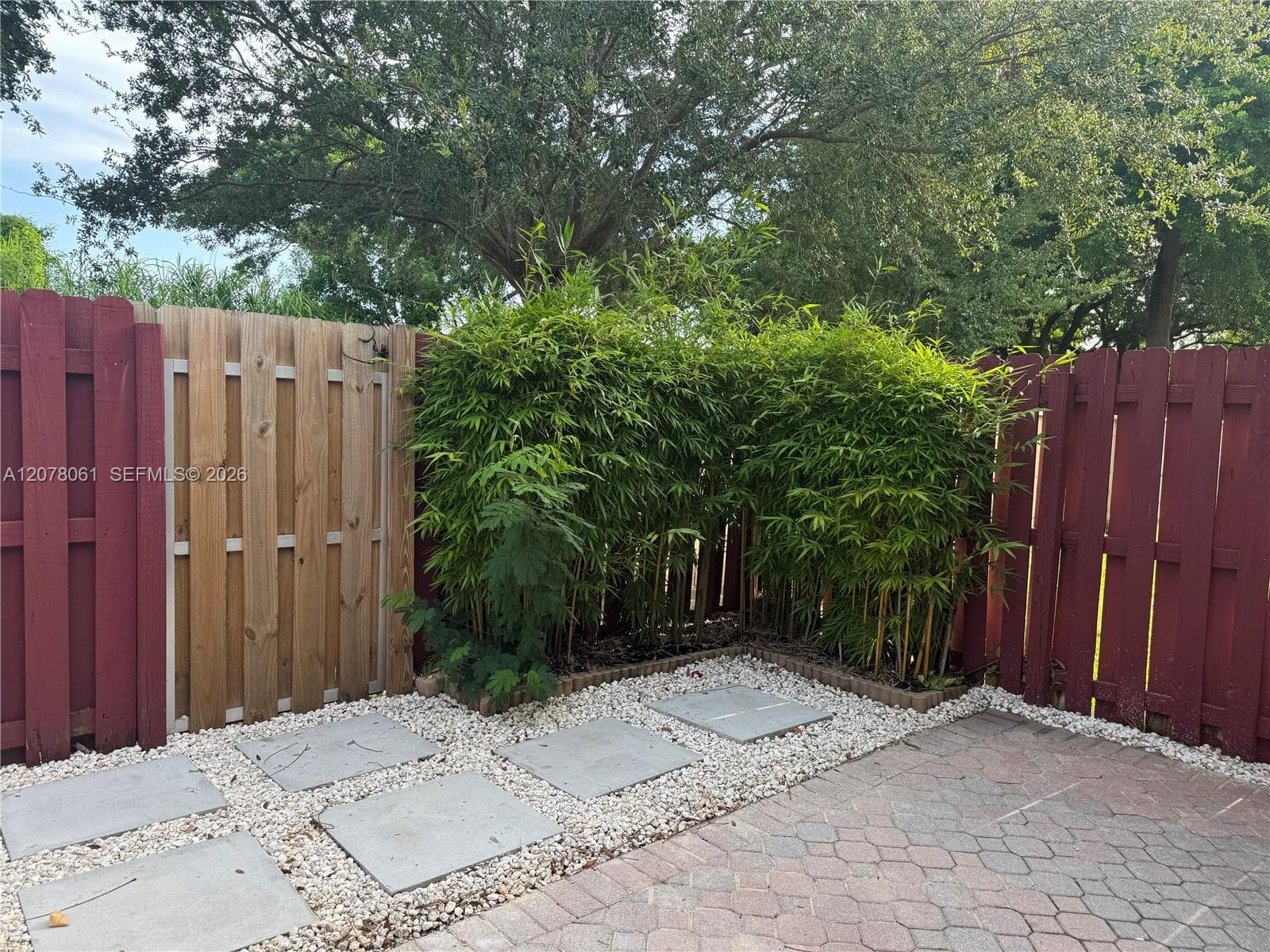 Fenced Patio