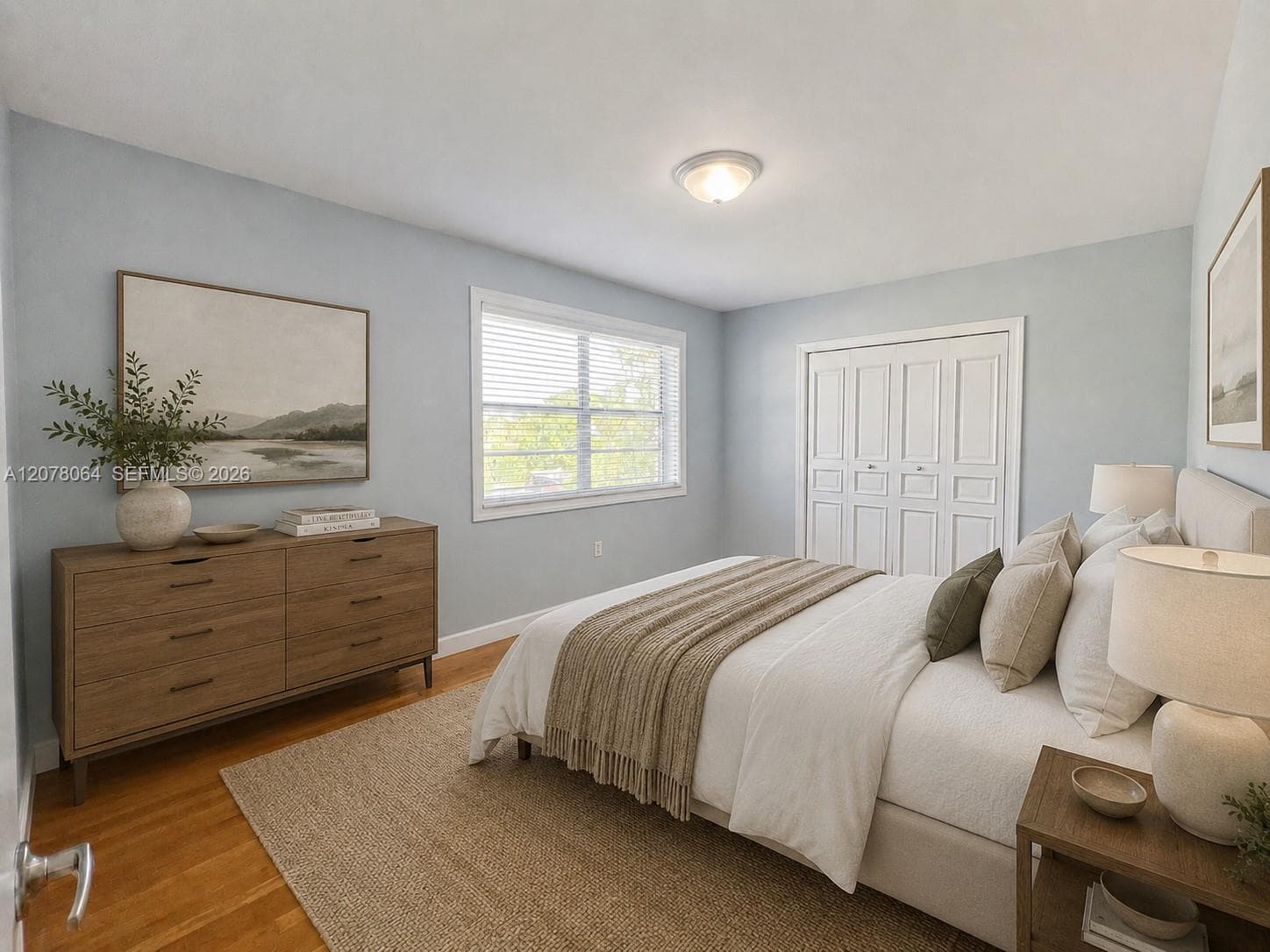 Serene Bedroom (Virtually Staged)