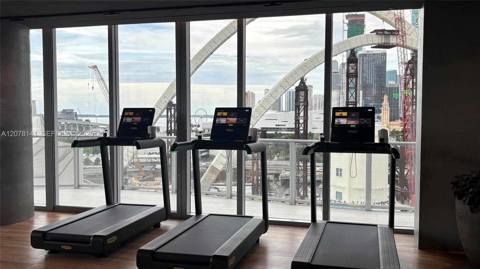 Fitness Center – Treadmills with City Views