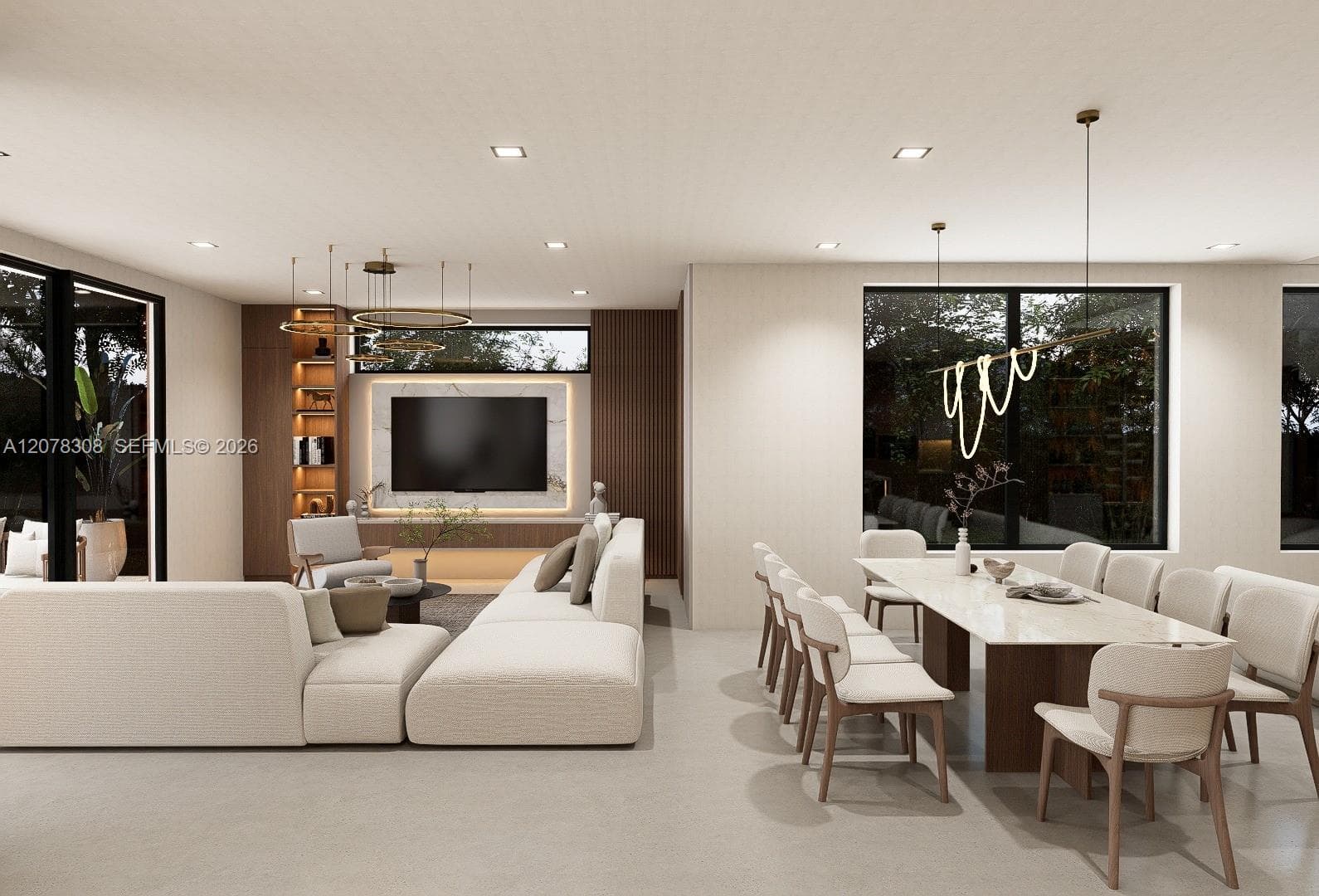Living/Dining Room - Main Social Area