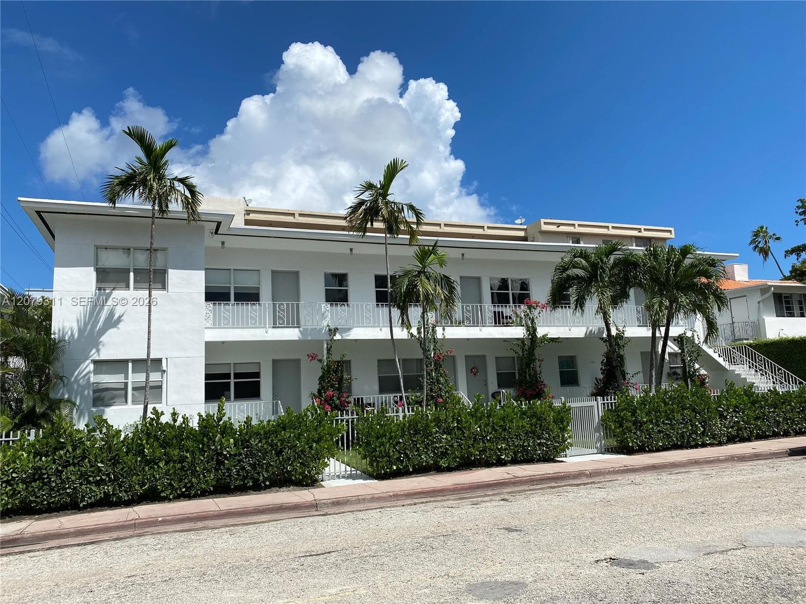 Front of the building