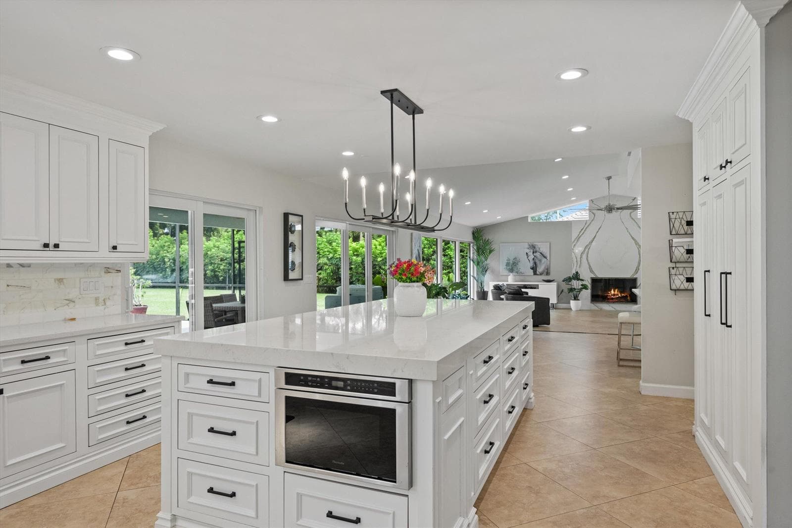 Open Kitchen Into Family Room