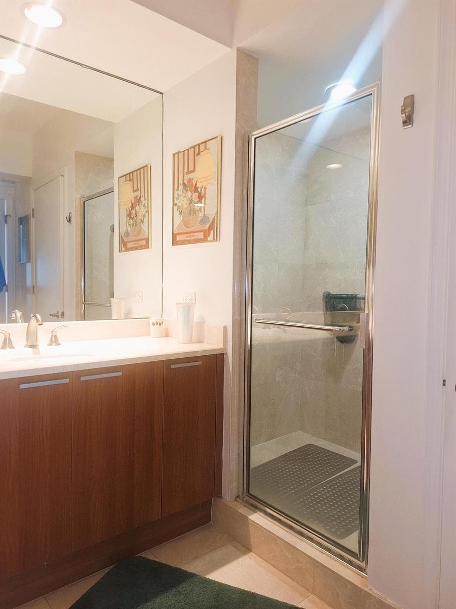 Master bathroom shower