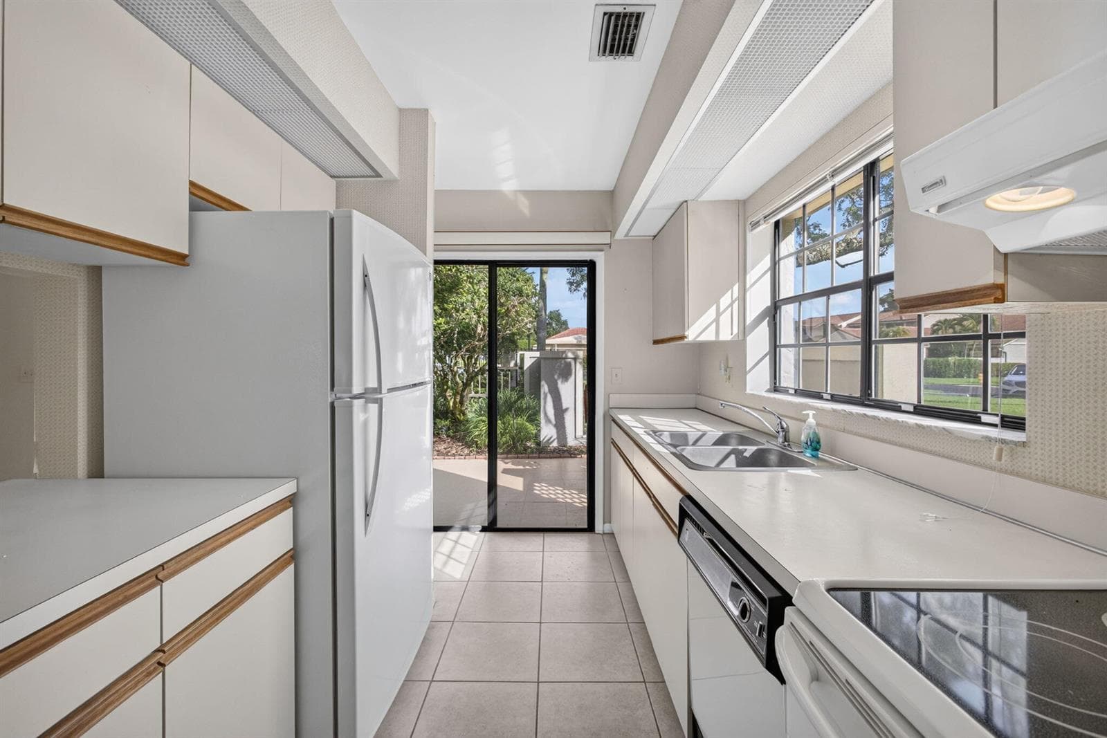 Access to patio