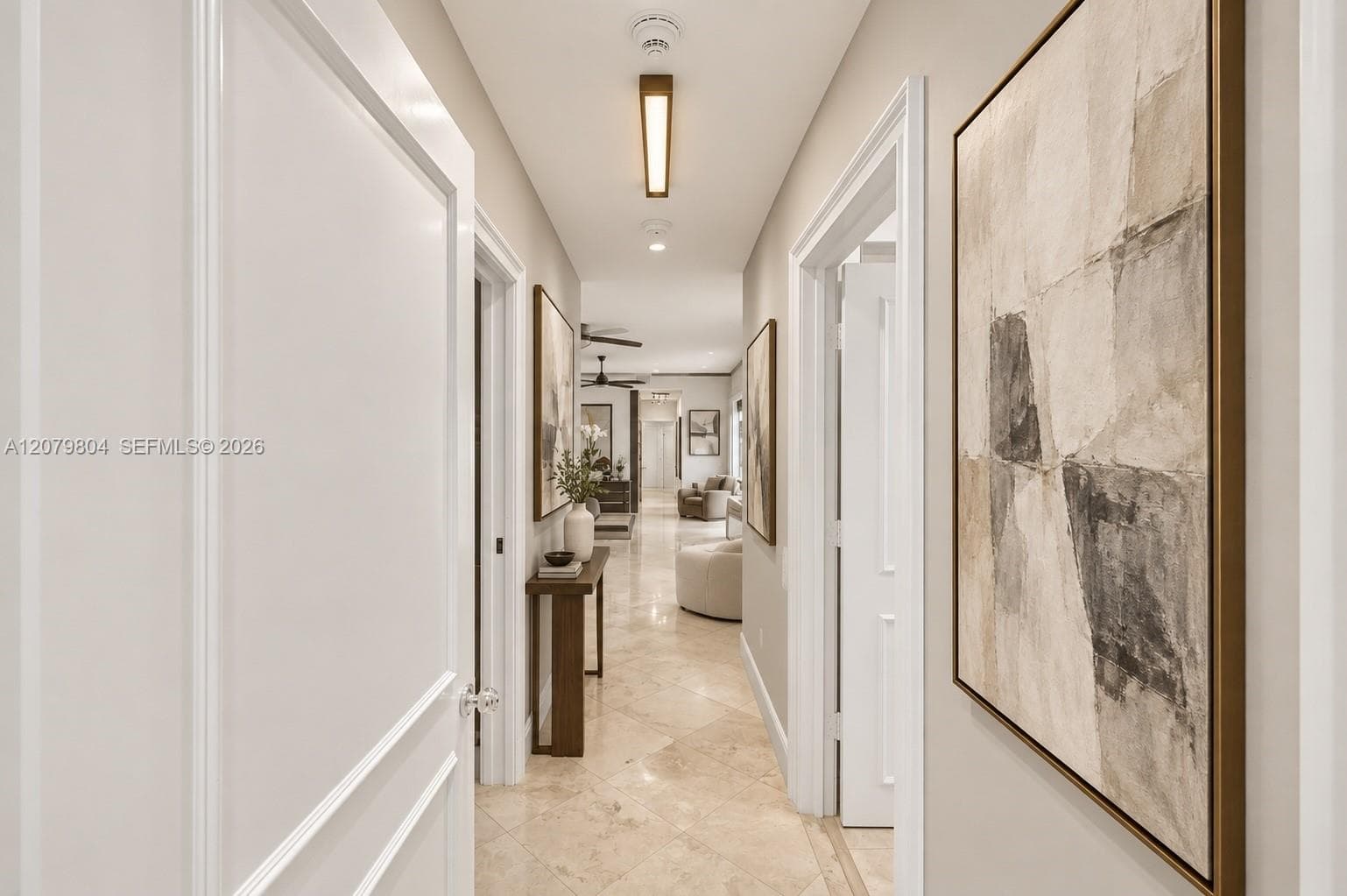 Virtually Enhanced hallway.