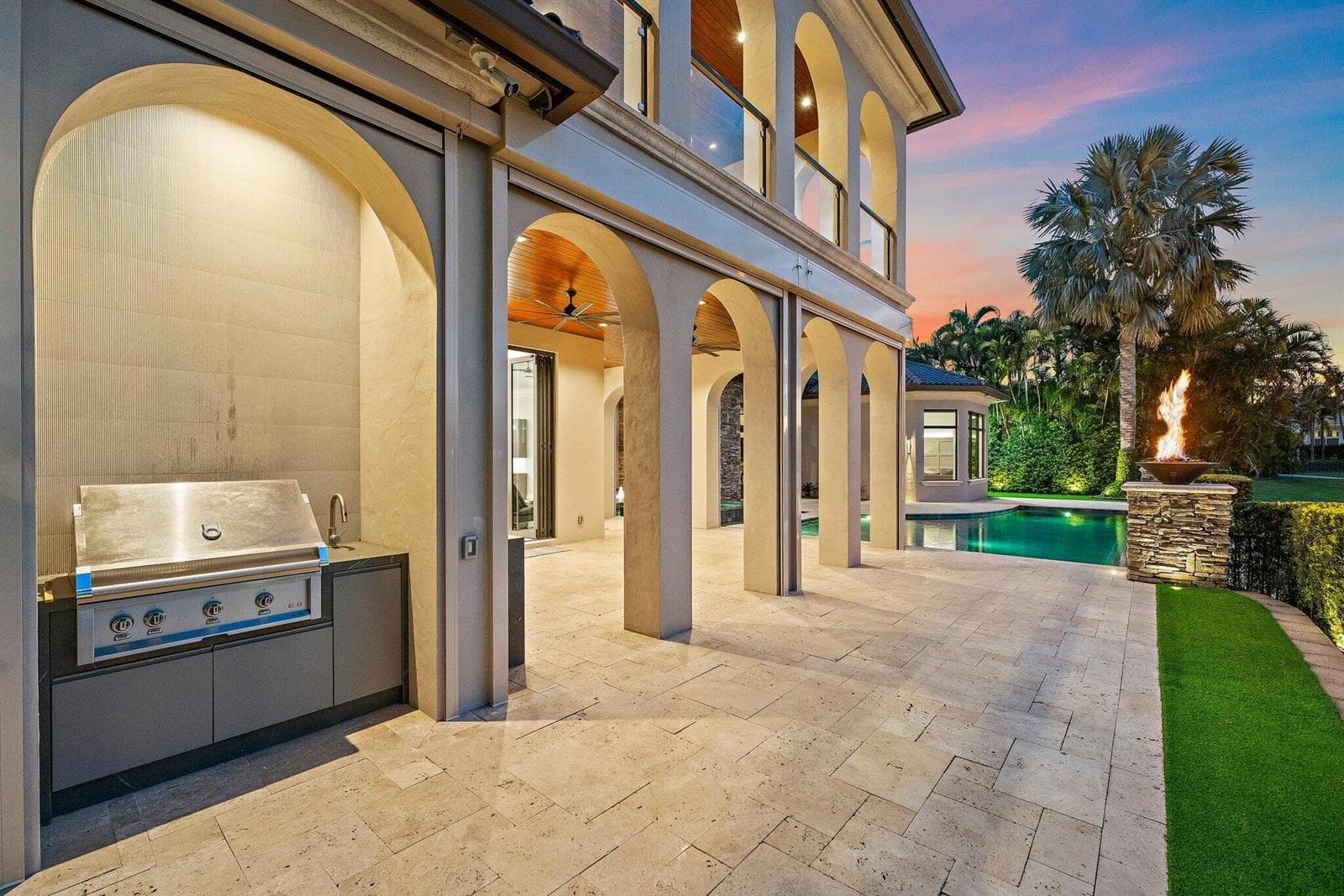 BBQ Area Off of Covered Patio