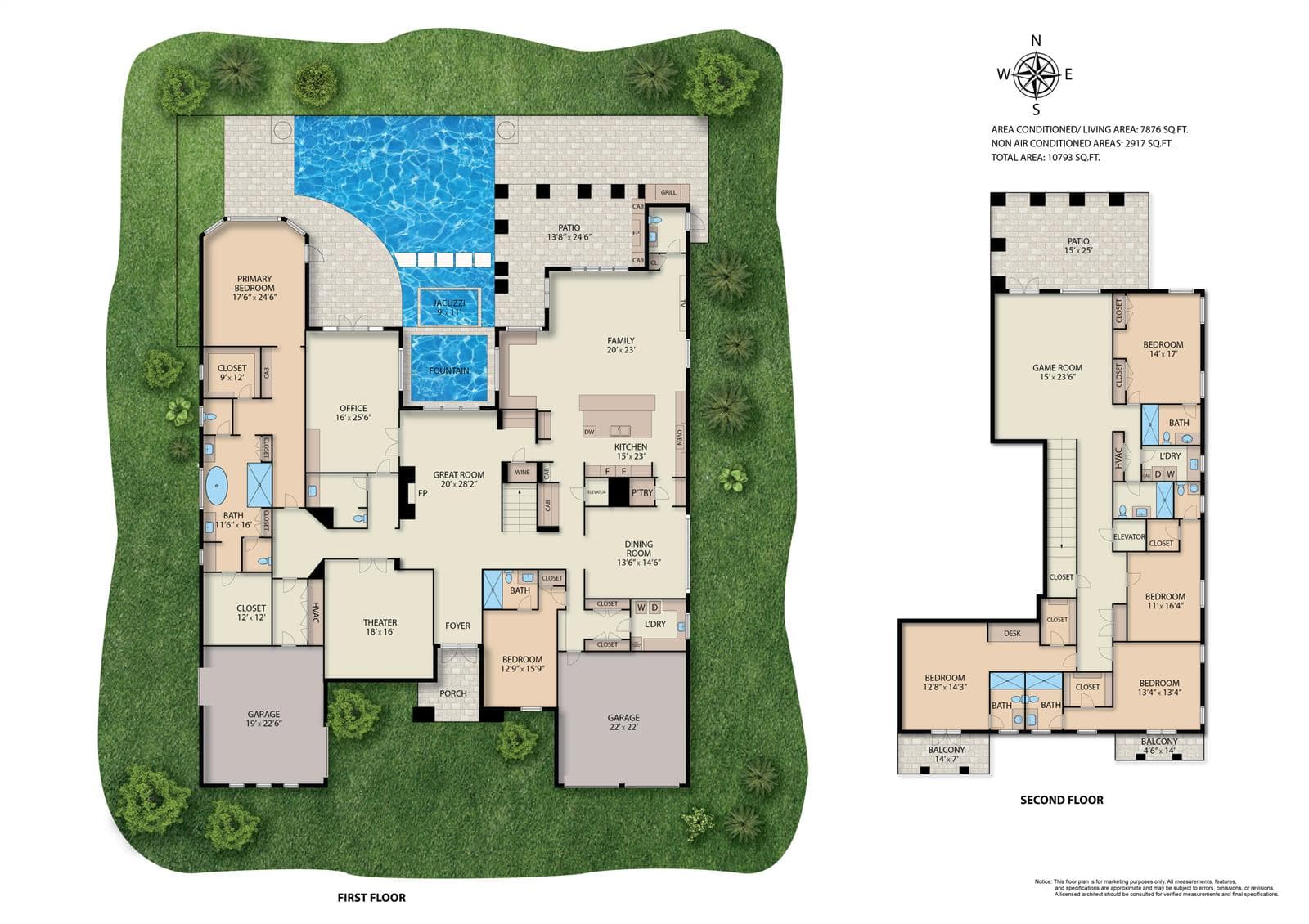 Floor Plan for 636 Hermitage Circle