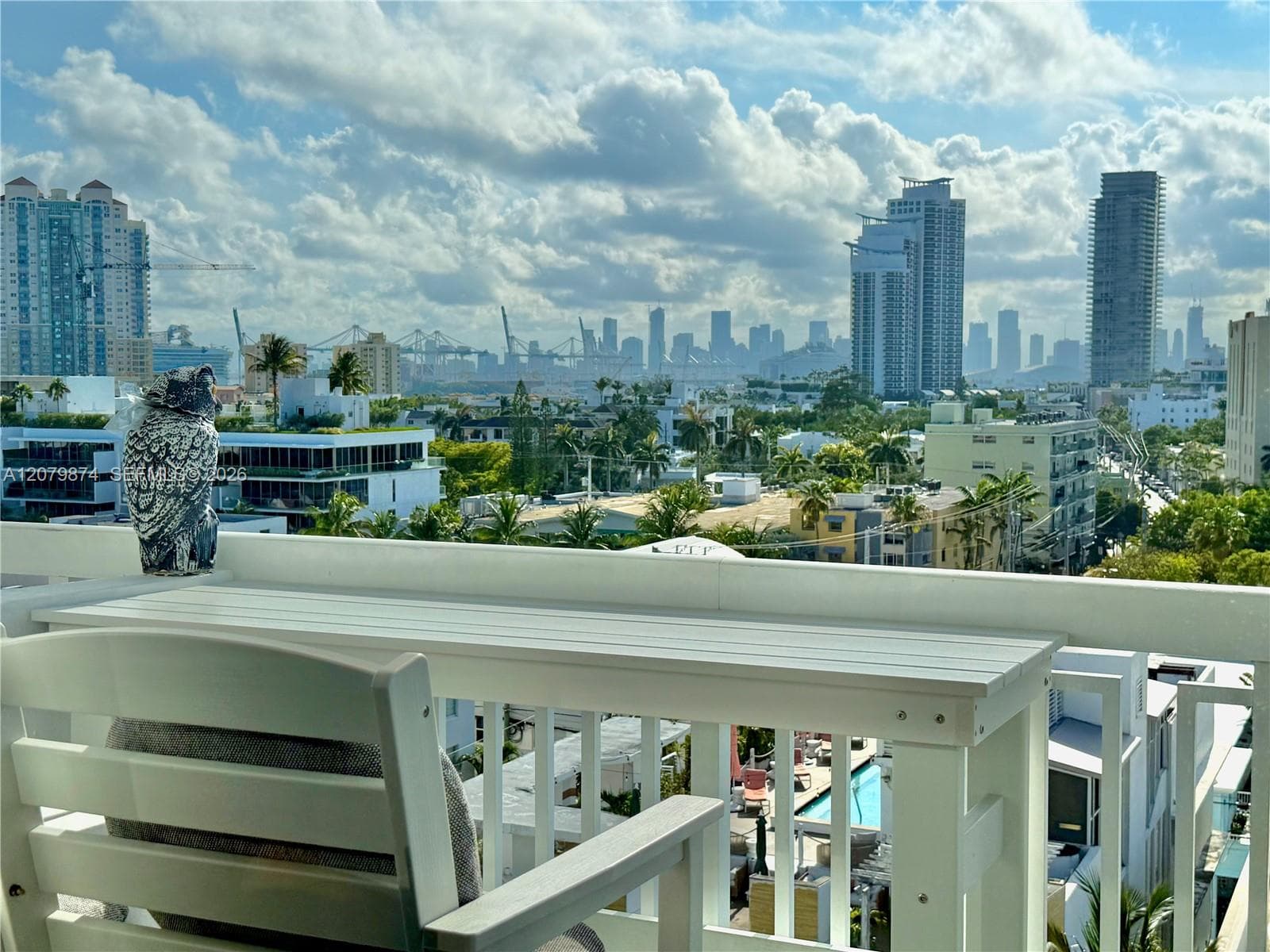Terrace View, Living room View, Bedroom View.