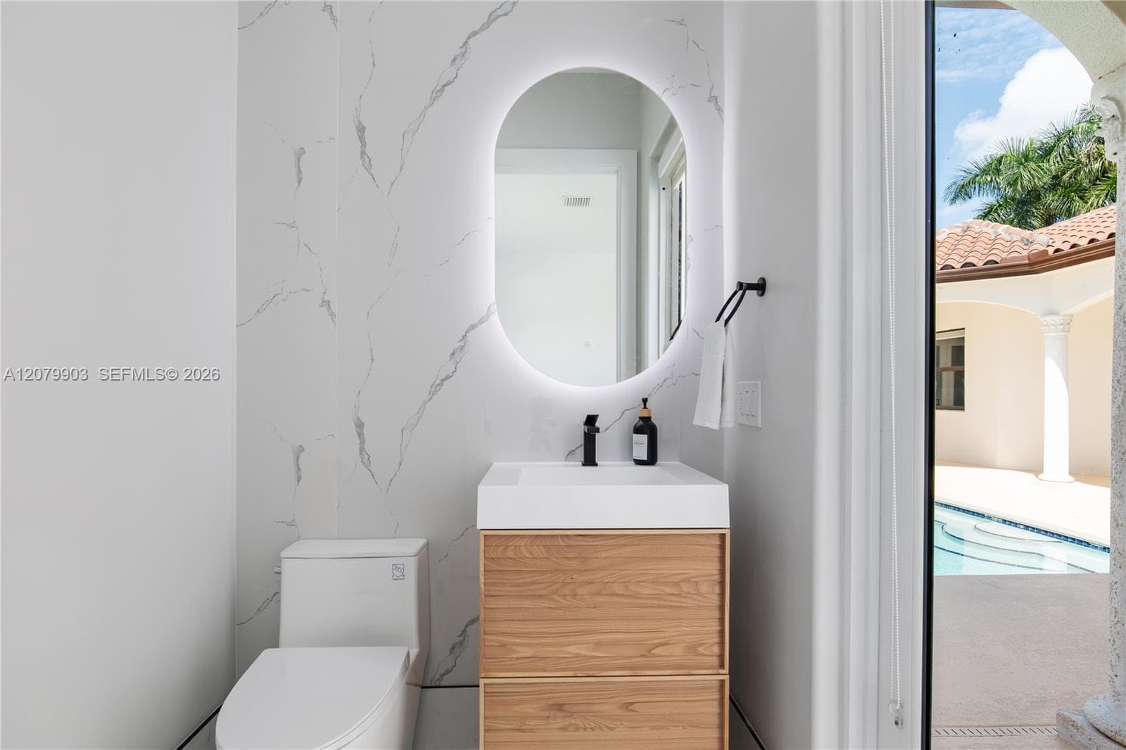 TV room & Pool Half Bath
