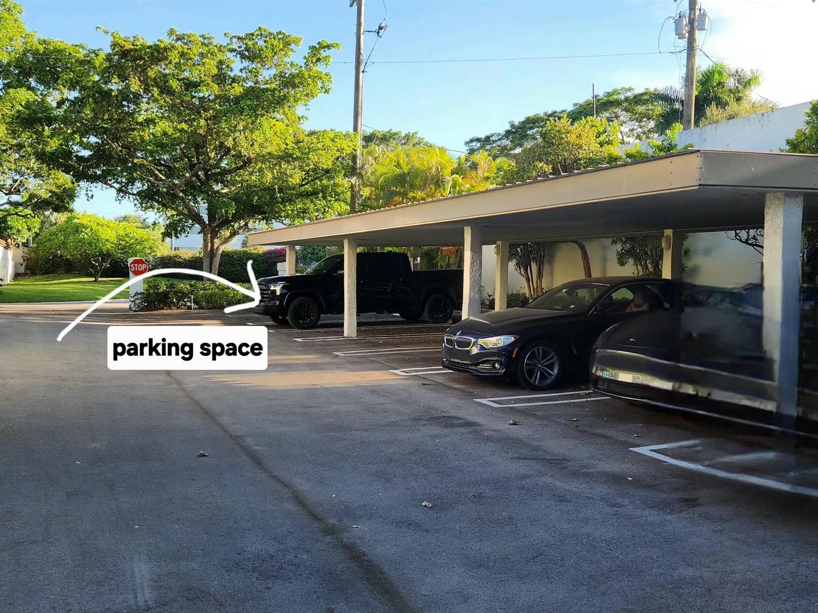 covered parking