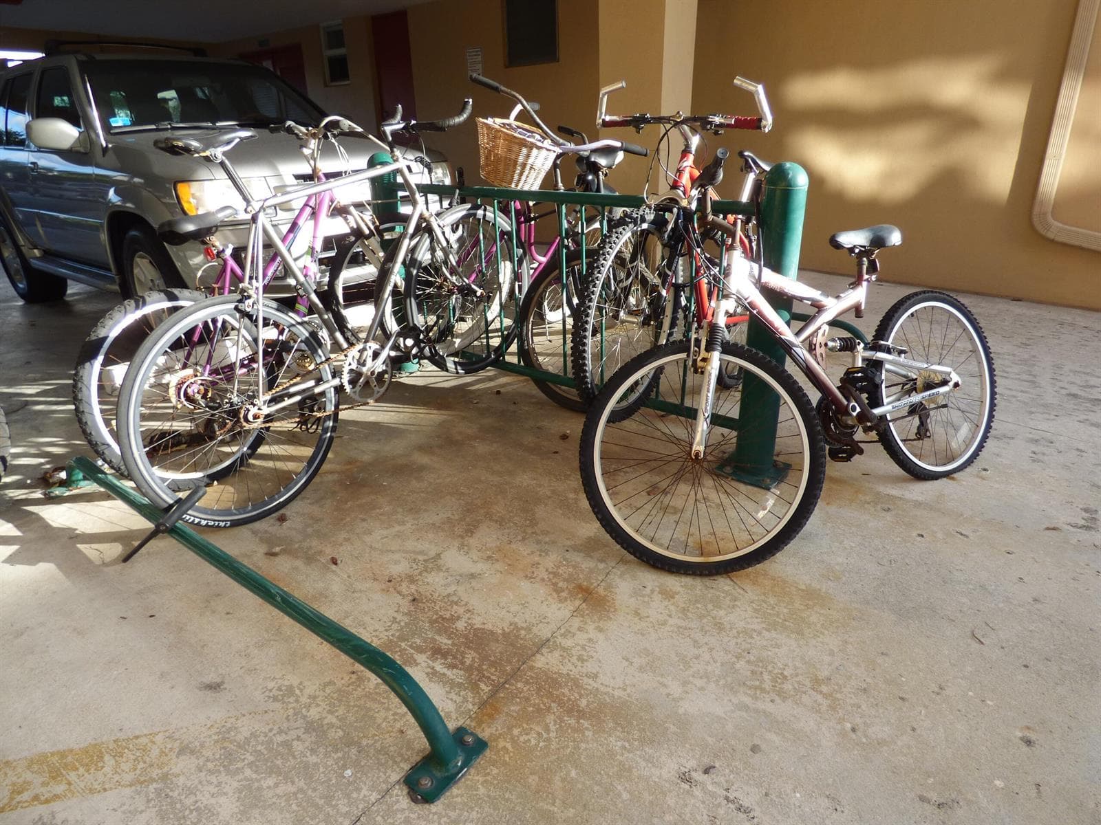 Bike Storage in Gated CarportP1020629