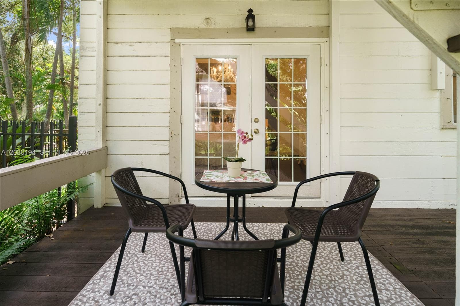 Enjoy a Glass of Cabernet on the Intimate Patio