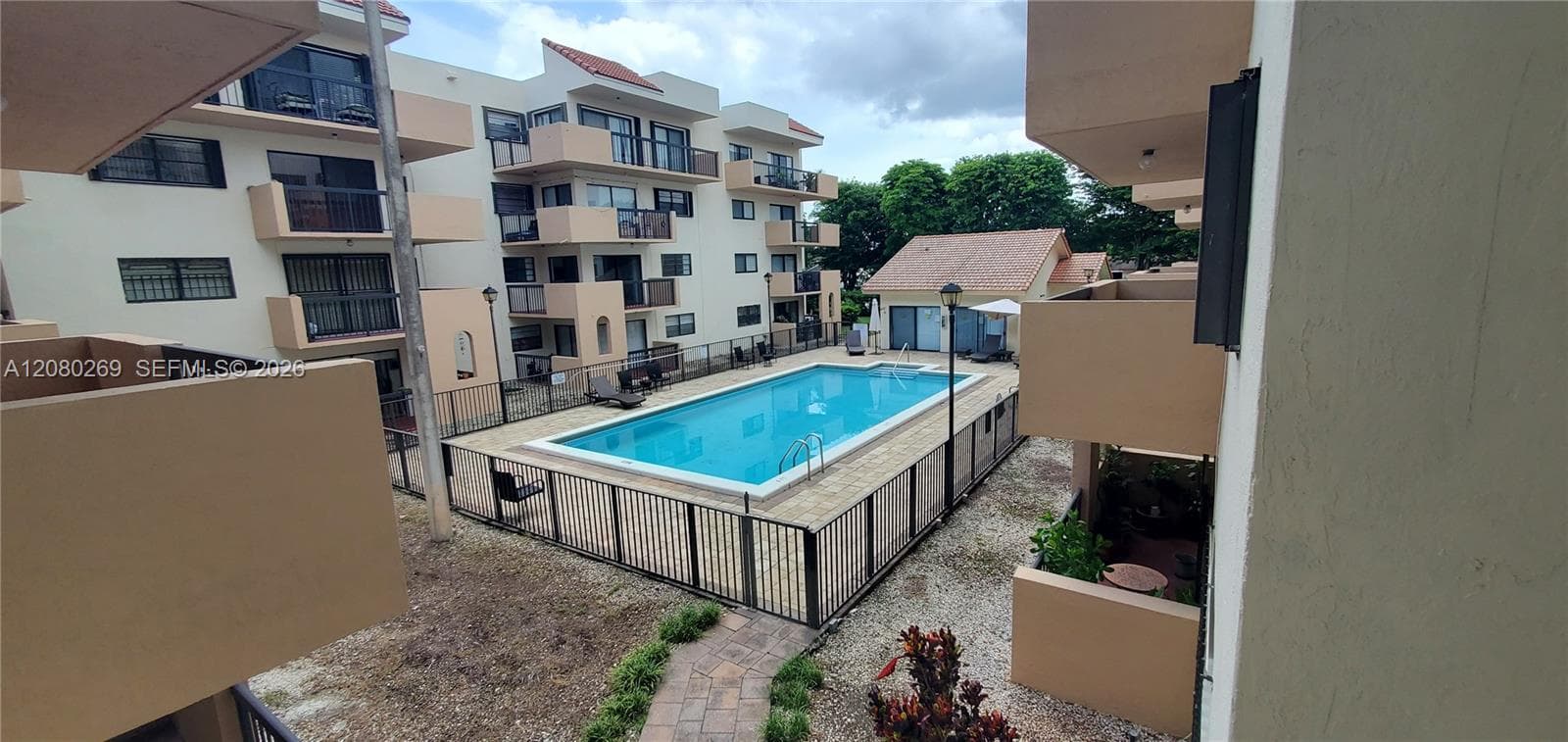 Pool with Club House in the background