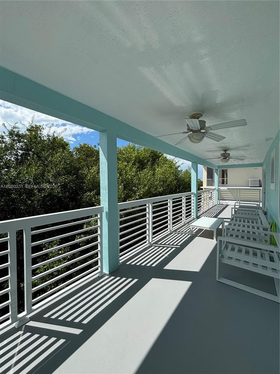 Terrace upstairs