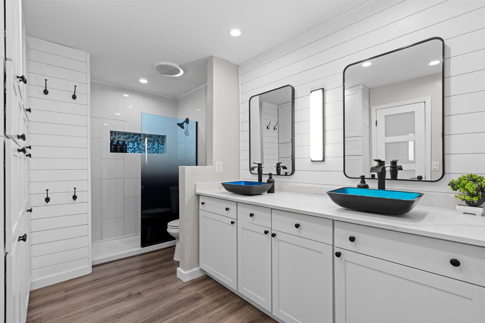 Completely remodeled bath