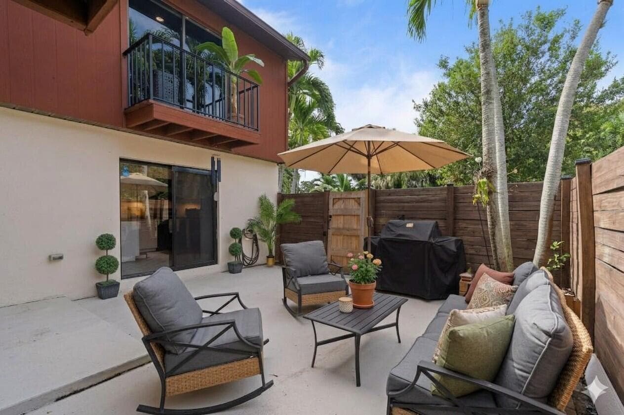 Patio and BBQ