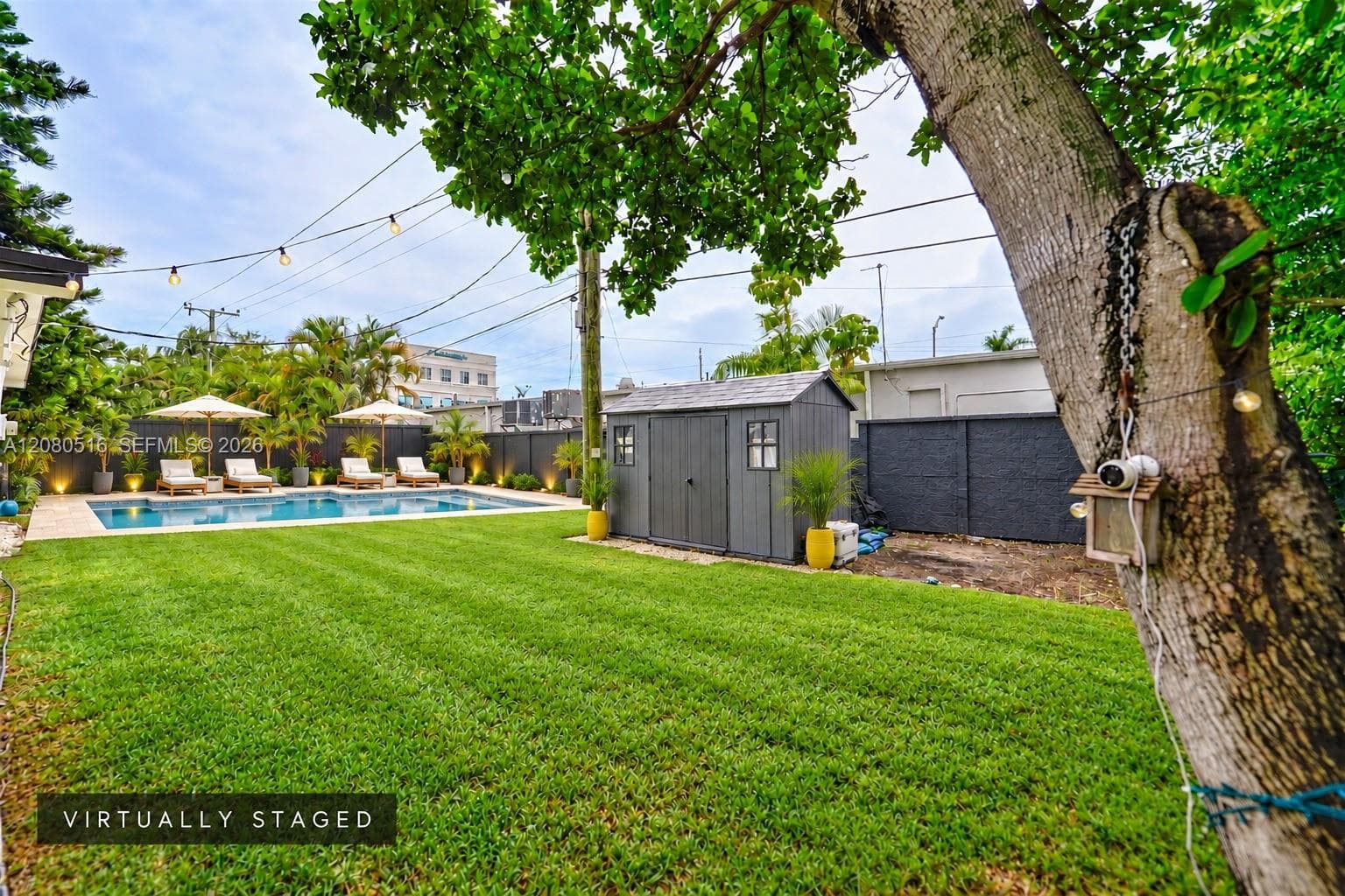 Pool Virtually Staged